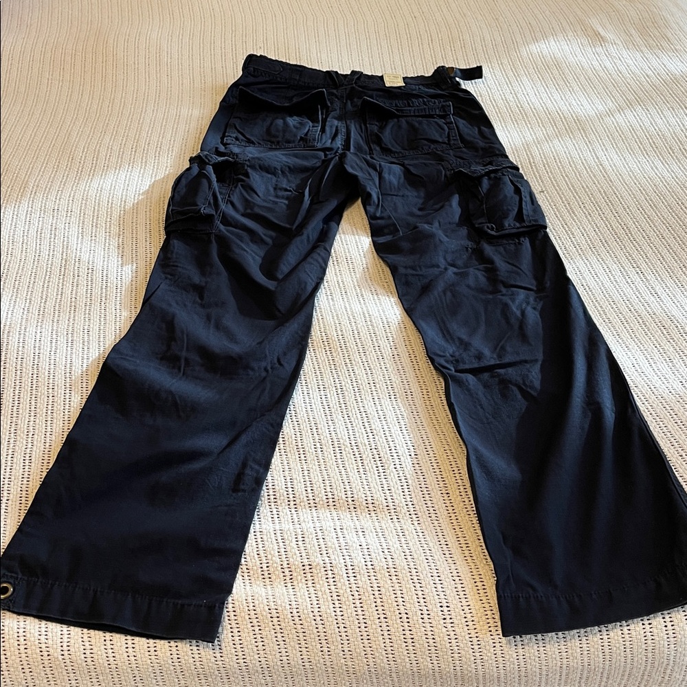Gap Kids Navy Blue Khaki Cargo Pants